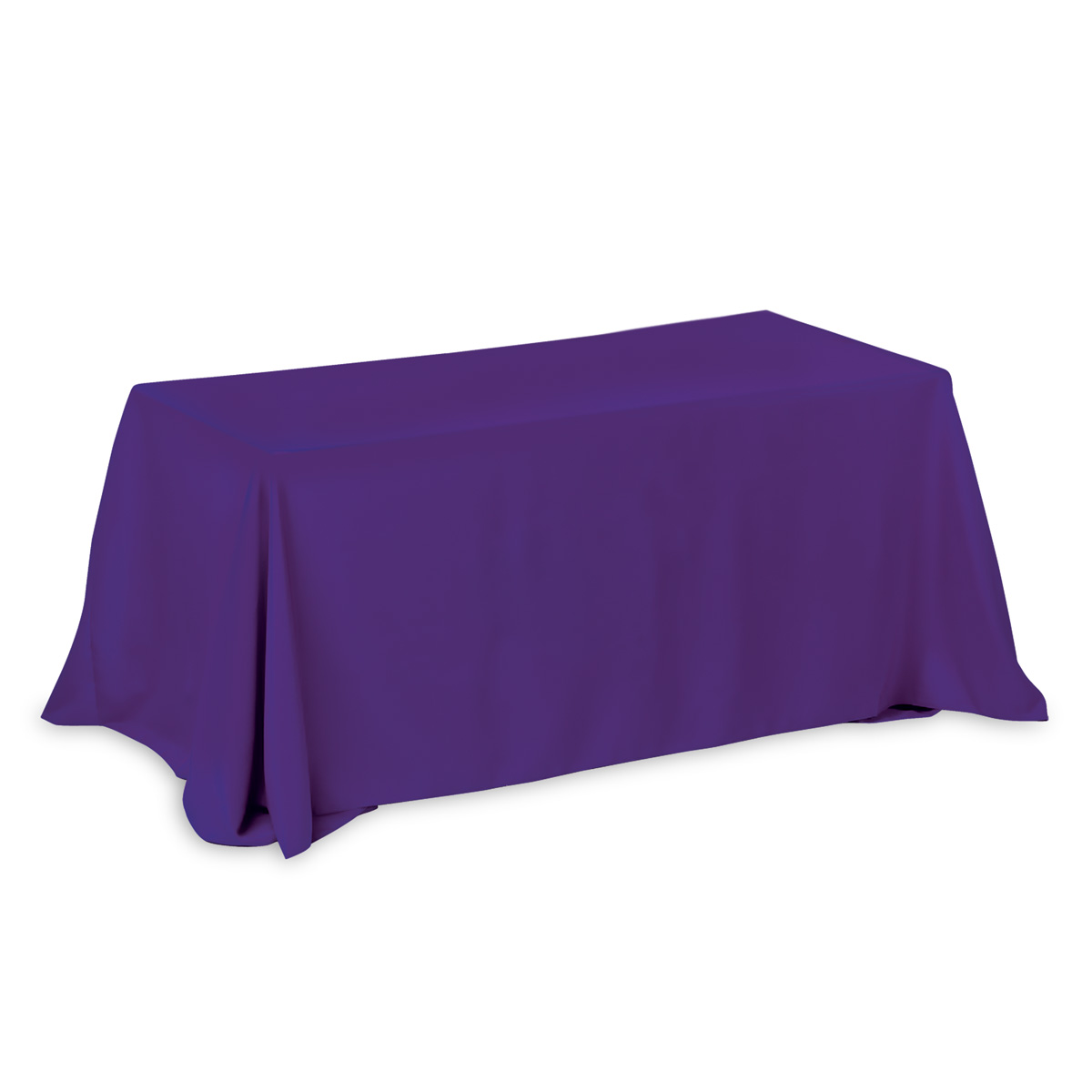 "ZENYATTA EIGHT" 8 ft 4-Sided Throw Style Table Covers & Table Throws -Blanks / Fits 8 ft Table